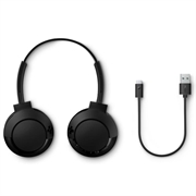 Philips trådløse hodetelefoner med ører SHB3075M2BK/97 - svart