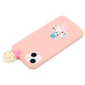 3D Cartoon iPhone 14 Plus TPU-deksel - Iskrem