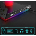 Piifoxer EB02 Gaming Hodetelefonstativ med RGB-lys