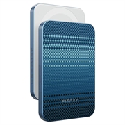 Pitaka Aramid Fiber Qi2 MagSafe-powerbank 5000mAh - Moonrise