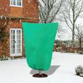 Frostbeskyttelse for planter / Pustende vinterbeskyttelse av fiberduk - 80x120cm - Grønn