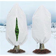 Frostbeskyttende plantetrekk med pustende design - 80x100 cm - Hvit