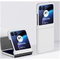 Motorola Razr 40 Ultra Plast Deksel - Hvit