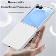 Samsung Galaxy Z Flip8 Plast Deksel - Hvit