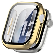 Apple Watch Series 12 Plastdeksel med Skjermbeskytter - 47mm - Gull