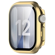 Apple Watch Series 12 Plastdeksel med Skjermbeskytter - 47mm - Gull