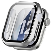 Apple Watch Series 12 Plastdeksel med Skjermbeskytter - 47mm - Sølv
