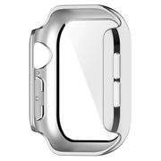 Apple Watch Series 12 Plastdeksel med Skjermbeskytter - 47mm - Sølv