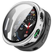 Samsung Galaxy Watch9 Plastdeksel med Skjermbeskytter - 44mm - Matt sølv