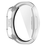 Samsung Galaxy Watch9 Plastdeksel med Skjermbeskytter - 44mm - Matt sølv