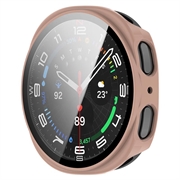 Samsung Galaxy Watch9 Plastdeksel med Skjermbeskytter - 44mm - Rosa