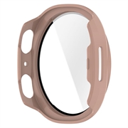 Samsung Galaxy Watch9 Plastdeksel med Skjermbeskytter - 44mm - Rosa