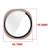 Samsung Galaxy Watch9 Plastdeksel med Skjermbeskytter - 44mm - Rosa