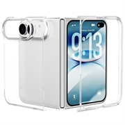 iPhone Fold Plast Deksel - Gjennomsiktig