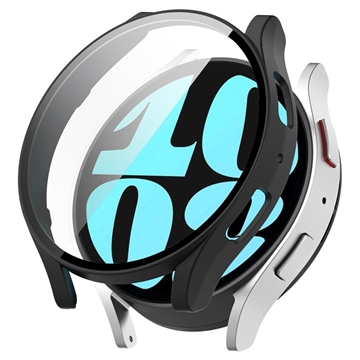 Samsung Galaxy Watch6 Plastdeksel med Skjermbeskytter - 44mm - Svart