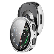 Samsung Galaxy Watch9 Plastdeksel med Skjermbeskytter - 40mm - Matt sølv