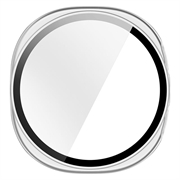 Samsung Galaxy Watch9 Plastdeksel med Skjermbeskytter - 40mm - Matt sølv