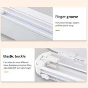 Plastdispenser for plastfolie og stanniol