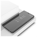 Luxury Series Mirror View Samsung Galaxy Note9 Flip-deksel - Svart