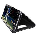 Luxury Mirror View Samsung Galaxy Note8 Flip-deksel - Svart