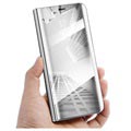 Samsung Galaxy S9 Luxury Mirror View Flip-deksel - Sølv
