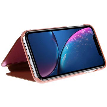 Luxury Series Mirror View iPhone XR Flip-deksel