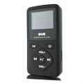 Bærbar DAB-radio/MP3-spiller i lommeformat DAB-P7 - Svart