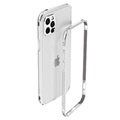 Polar Lights Style iPhone 12 Pro Max Metall Bumper - Sølv