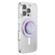 PopSockets runde MagSafe PopGrip utvidbart stativ og grep - Tidepool myk enhjørningsmagi