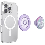 PopSockets runde MagSafe PopGrip utvidbart stativ og grep - Tidepool myk enhjørningsmagi