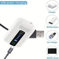 Bærbar luftpumpe / fiskeoksygenator for akvarium - 1500mAh
