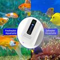 Bærbar luftpumpe / fiskeoksygenator for akvarium - 1500mAh