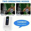 Bærbar luftpumpe / fiskeoksygenator for akvarium - 1500mAh