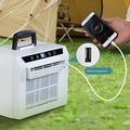 Bærbar split-luftkjøler 1300W 3000 BTU - hvit
