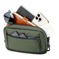 Poso PS-831 Crossbody skulderveske for digitalt tilbehør - grønn