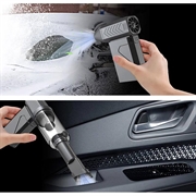 Kraftig 2-i-1 jet-turbovifte og støvsuger - 13.000 o/min - svart