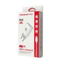 Powerstar Zeus vegglader med USB-C-kabel - 20 W - hvit