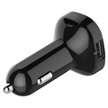 Premium Bluetooth FM-sender & Dobbel USB-billader BC40 - Svart