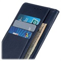 Premium Samsung Galaxy A10 Lommebok-deksel med Stativ - Blå