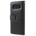 Samsung Galaxy Note8 Premium Lommebok-deksel med Stativfunksjon - Svart