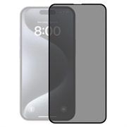 iPhone 17 Pro Prio 3D Anti-Spy Beskyttelsesglass - 9H - svart kant