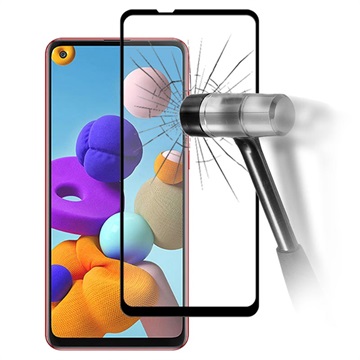 Prio 3D Samsung Galaxy A21s Beskyttelsesglass - Svart