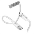 Prio Charge&Sync MFI USB-C / Lightning Kabel - 1m - Hvit