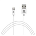 Prio MFi USB-A / Lightning Kabel - 2.4A, 480Mbps - 1m - Hvit