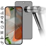 Google Pixel 10 Pro XL Privacy Full Cover Beskyttelsesglass - Svart Kant