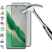 Honor Magic6 Privacy Full Cover Beskyttelsesglass - Svart Kant