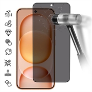 Honor Magic8 Pro Air Privacy Full Cover Beskyttelsesglass - Svart Kant