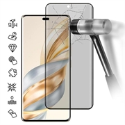 Honor X60 Pro Privacy Full Cover Beskyttelsesglass - Svart Kant