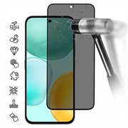 Honor X6c Privacy Full Cover Beskyttelsesglass - Svart Kant