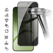 OnePlus 15T Privacy Full Cover Beskyttelsesglass - Svart Kant